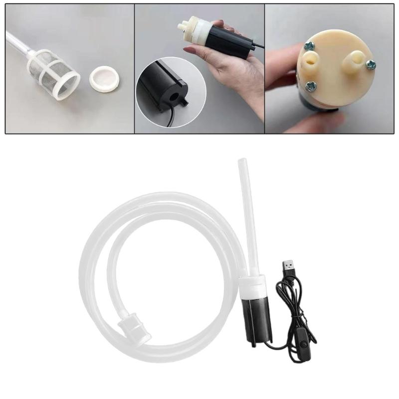 Food Grade Plastic Automatic Liquid Transfer Pump For Wine Beer Home Brewing Low Noise High-Flows Electric Pump