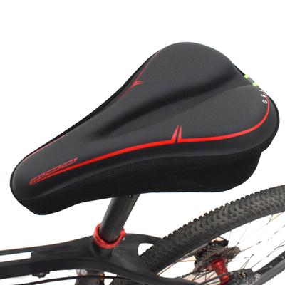 Bike Cushion Cove Bike Seat Cover Ergonomic Skid Resistance Reflective Warning Breathable Relieve Fatigue for Men for Exercise