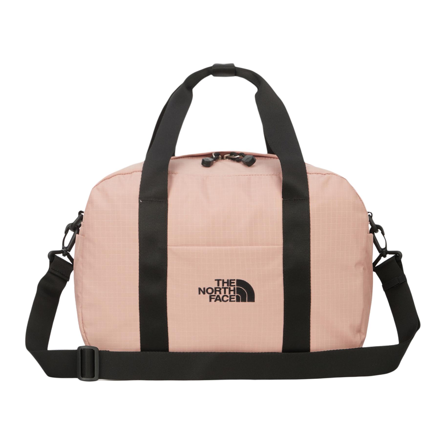 The North Face 19L Heritage Logo Zipper Closure Medium Travel Bag Outdoor Women bags Light-Pink NN2PQ50B Light Pink,Medium
