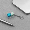 2/3/4/9-Keys Keyboard Fidget Toy, Stress Relief Push Button Finger Clicker Toy, LED Light-up Mechanical Keyboard Fidget Keychain