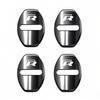 Lijk1 4Pcs Metal Car Door Lock Cover Protective Buckle Cover Sticker Tire Valve For VW GTI Polo Golf MK6 Passat Tiguan Arteon Jetta CC