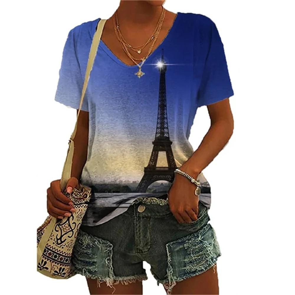 Scenic Iron Tower 3D картина с забавным узором — фото 6