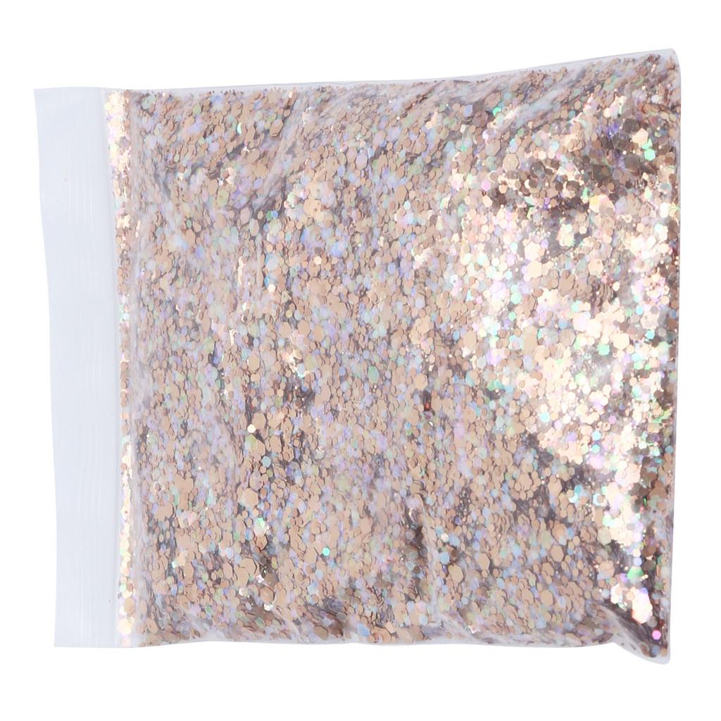 Nail Glitter PET Dream Bronze Color Hexagonal Resin Sequin for Make Up Nail Art MHB‑22400
