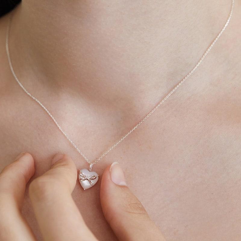 TATIANA (925 Silver) Gift Heart Pendant Necklace NZ2405