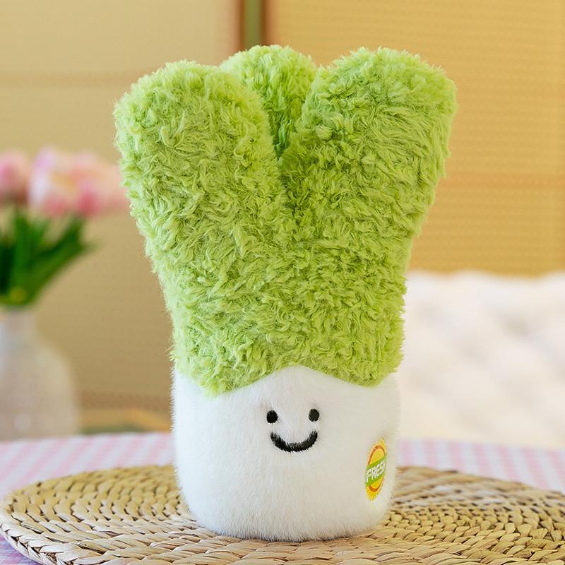 Soft Fruit Realistic Veggie Plushies Coral Fleece Stuffed Playroom Decor Gift