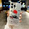 Color Phone Case For iPhone 17 16E 16 11 15 14 Pro MAX 12 13 MINI 7 8 Plus XR SE Silver Plated IMD Cover Japan JDM Sports Car