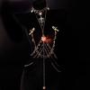 Nipple Clip Breast Stimulate Bondage Restriction Luxurious One-piece Sparkling Diamonds Glowing Night Light Anal Plug Sex Toys