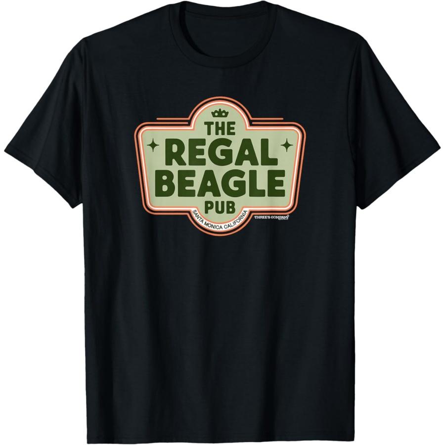 

Regal Beagle Pub Retro Three s Company Officially Licensed T-Shirt XXXXXL чорний