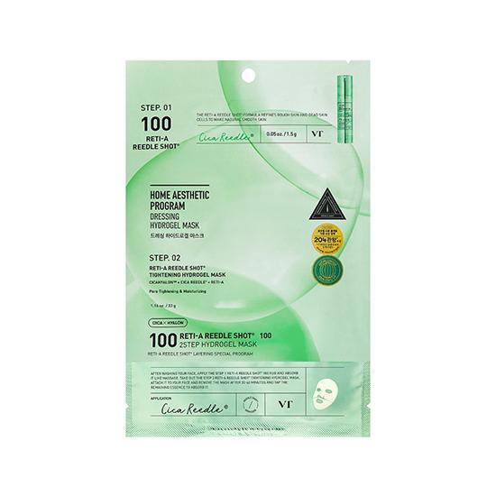 

VT COSMETICS Reti-A Reedle Shot 100 2-шаговая гидрогелевая маска 4 шт.