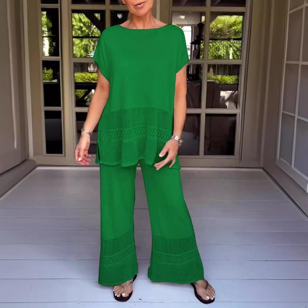 IHUASU Женский повседневный модный костюм из двух частей с открытым верхом — фото 6