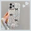 Applicable to opporeno15pro mobile phone case anti-drop belt hanging chain OPPOreno15 niche set polka dot bow