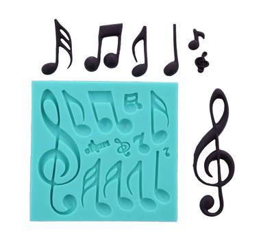 Silicone Mold Musical Notes