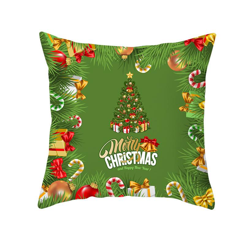 Fresh Green Christmas Pillow Cover Home Ornament Pillow Sleeping Pillow Cushion Cover Premium Durable Quality Useful