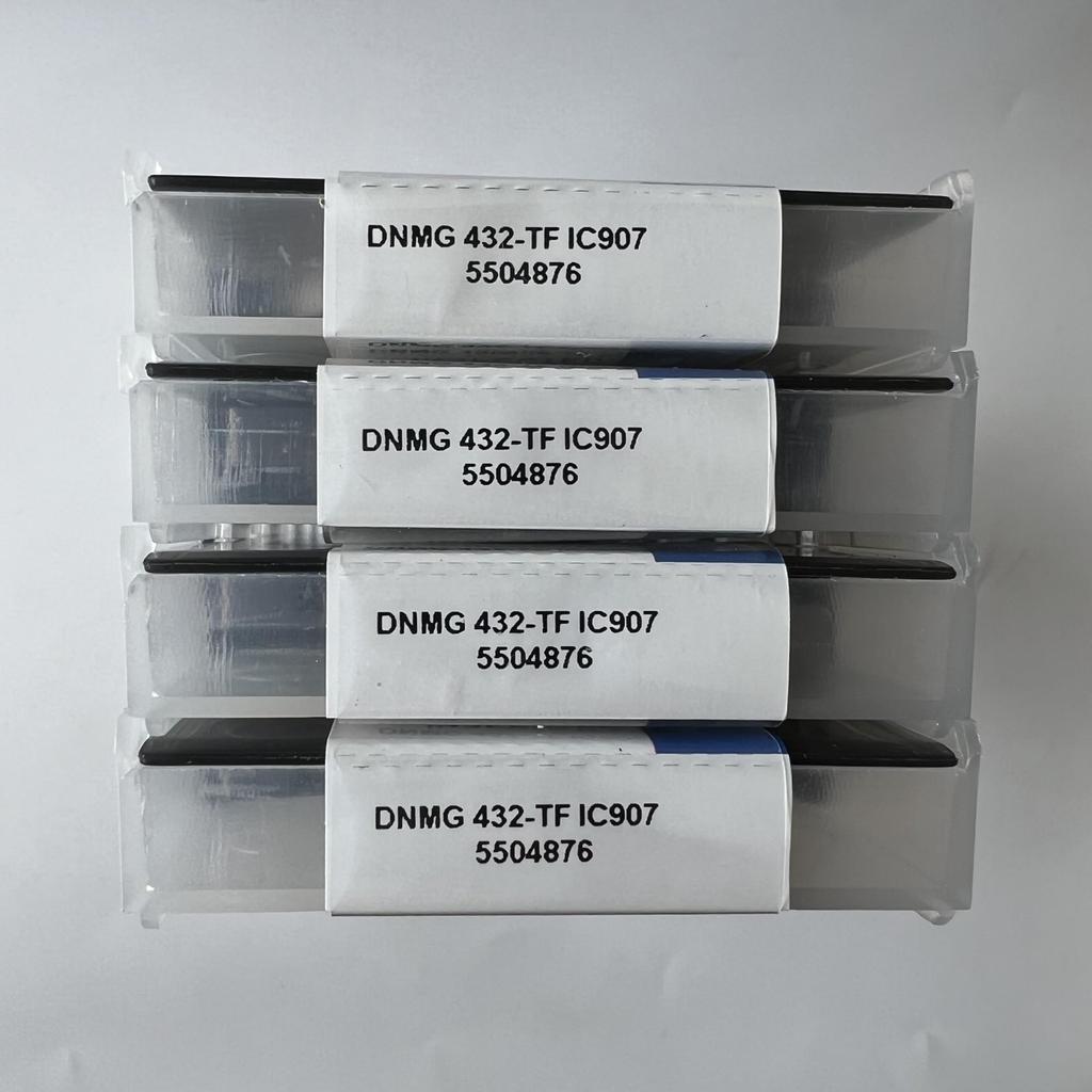 ISCAR / DNMG150408-TF IC907 / Industrial indexable carbide inserts 10 Pcs