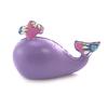 Les Trésors De Lily [N0903] - Resin 'Whale' Money Box Purple - 21x14x9 Cm