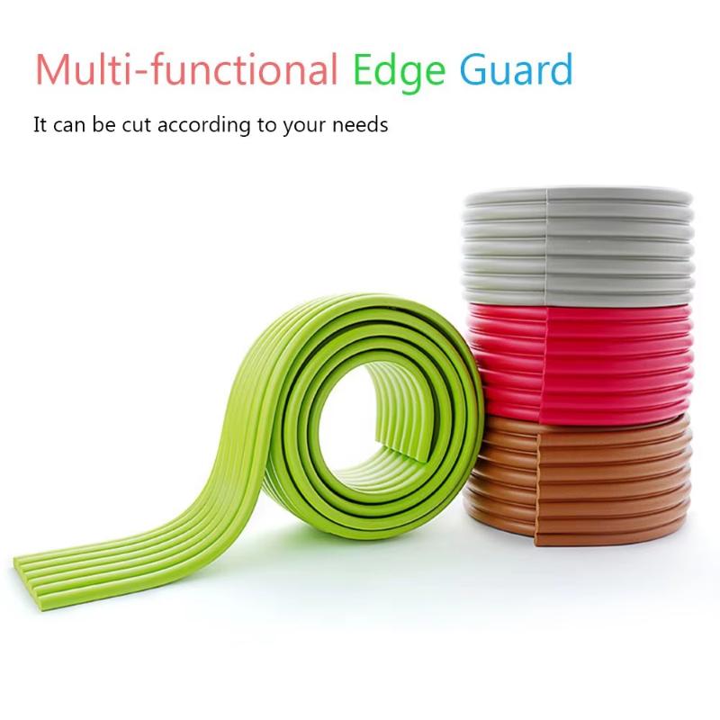 Cuttable 2M Table Corner Protector Edge Guard Strip Non-Toxic Self-Adhesive Safety Bumper for Baby Proofing Office Home Furniture