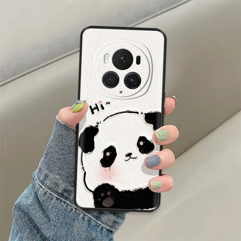 For Honor Magic6 Pro 5G Case For Huawei Honor Magic 6 5G Creative Soft Liquid Silicone Protection Phone Cover for Magic 6 pro