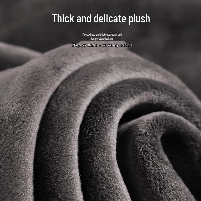 Jeanswest Herren Pullover mit Plüschfutter und halbhohem Kragen