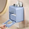 Plastic Toilet Paper Storage Box Wall Mounted Toilet Paper Holder Durable Paper Towel Box  Kitchen