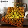 Halloween Mix Anime Cartoon Flannel Blanket Soft Warm Throw for Bedroom Sofa Car Kids Holiday Gift