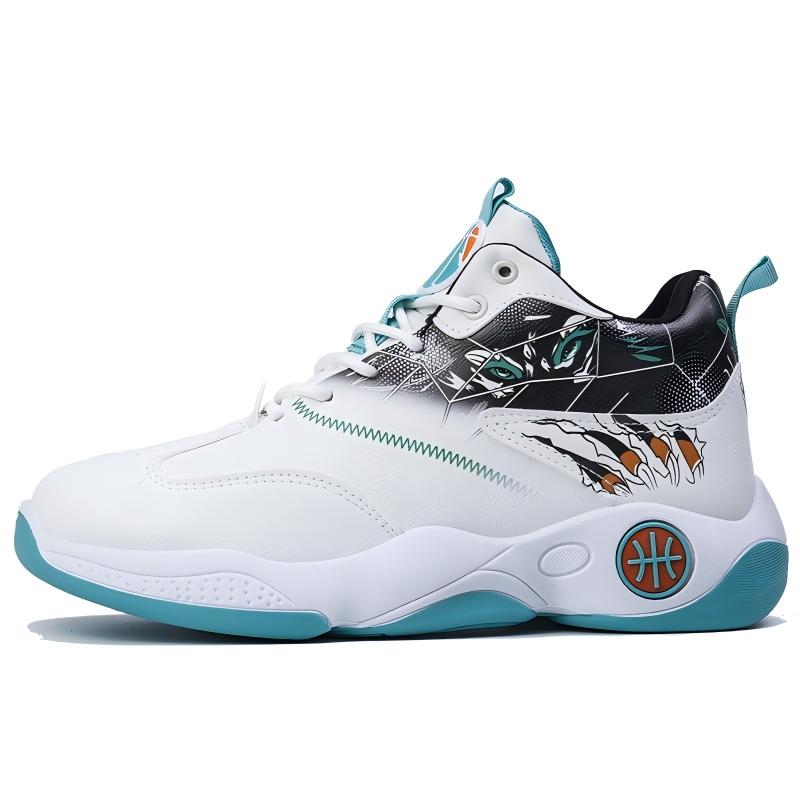 Men's basketball style sneakers, upper, lightweight, sole, suitable for street wear, comfortable ankle support, casual shoes
