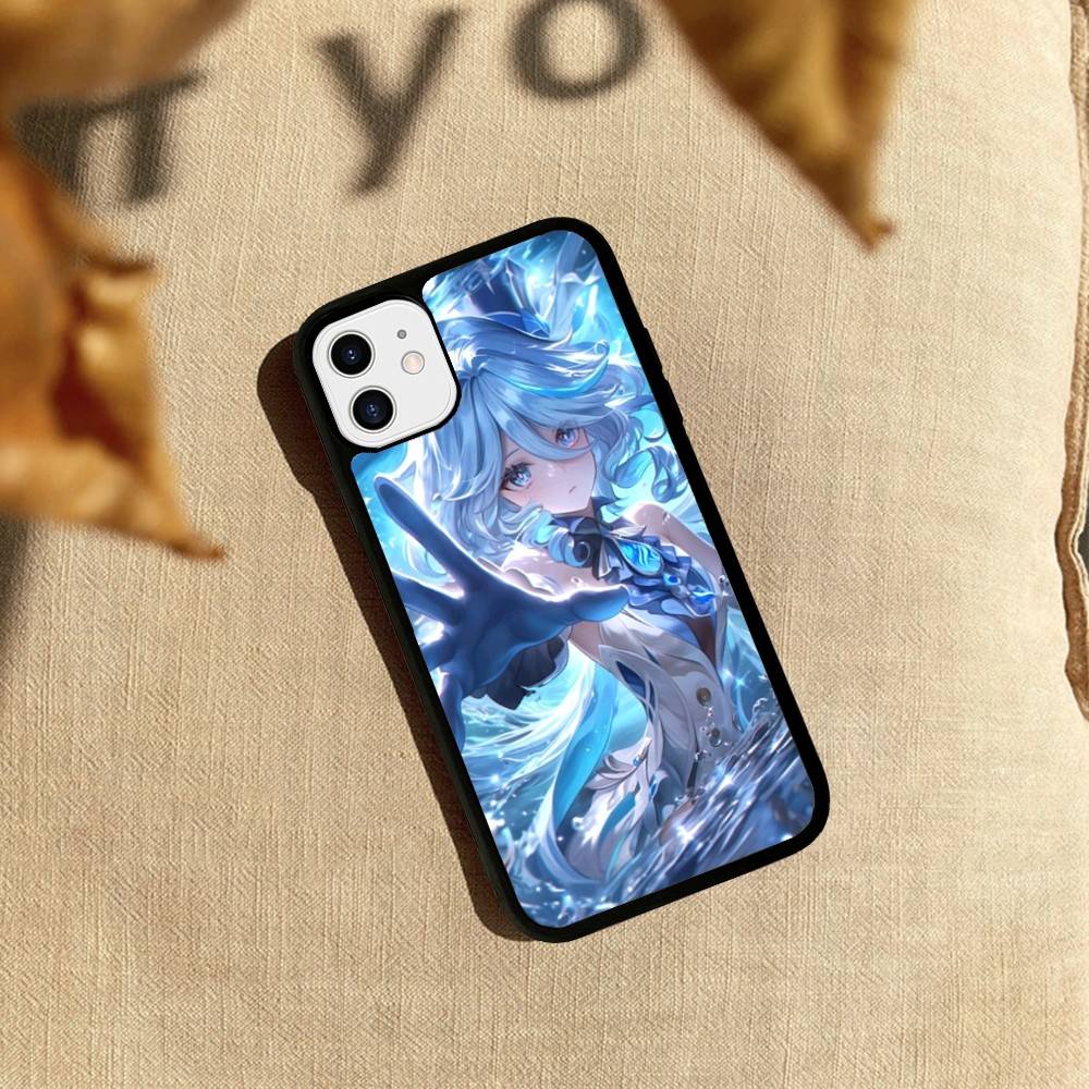 Genshin Impact Furina PC+TPU Phone Case For iPhone 17 16 15 14 PRO MAX 11 12 13 PLUS MINI Cover