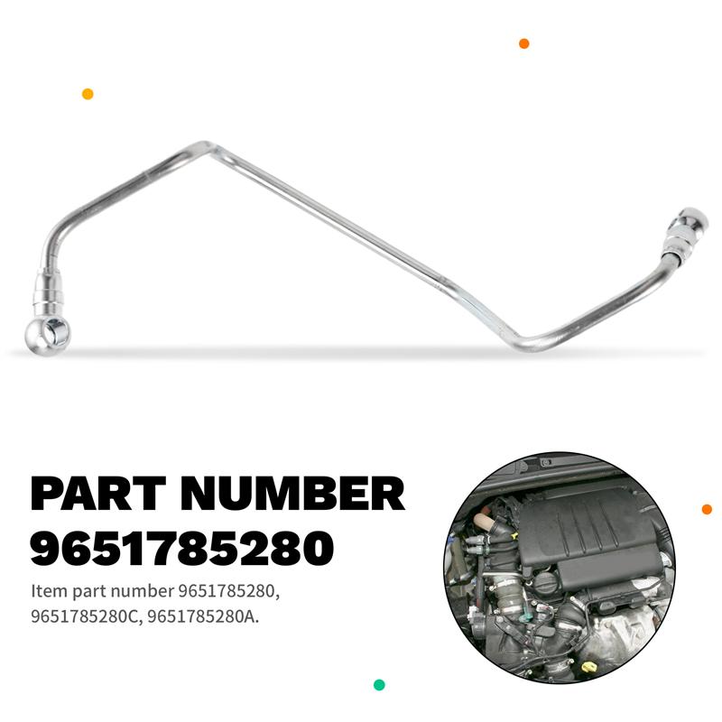 

Маслоподающая трубка турбокомпрессора для Citroen C3 C4 C5 9651785280 Маслоподающая трубка для турбокомпрессора Xsara Подача масла