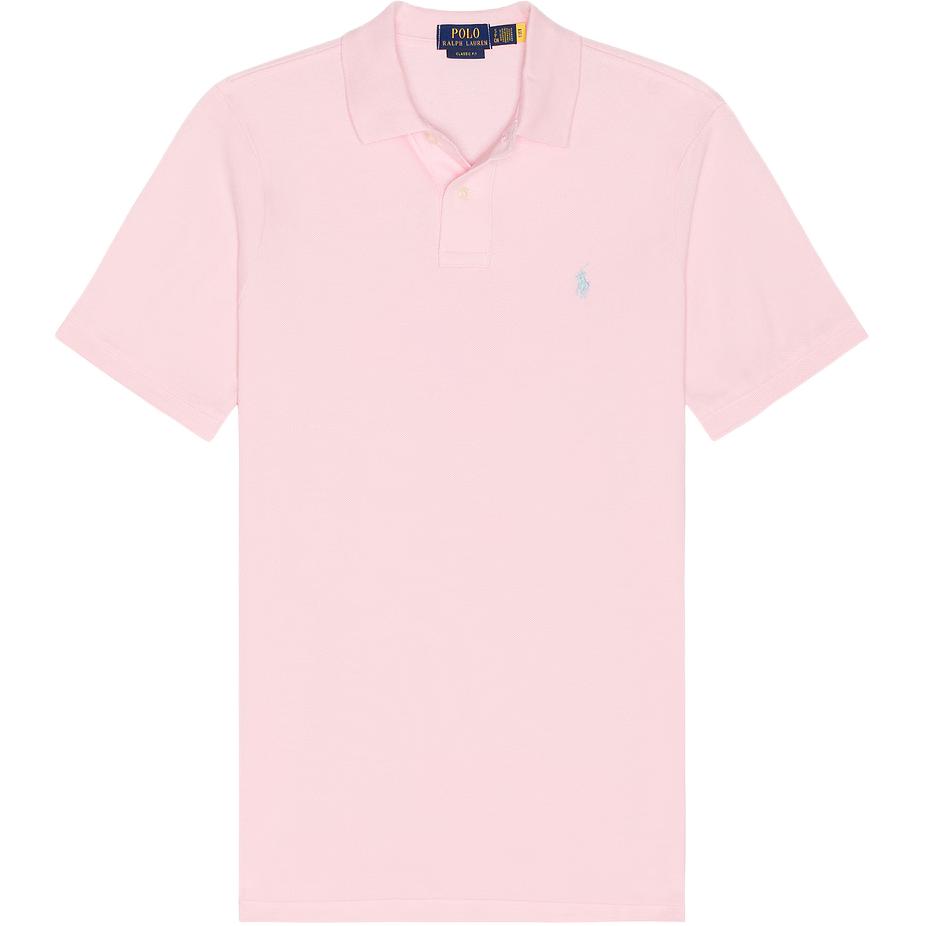 Polo Ralph Lauren Logo Embroidered Short Sleeve Polo Shirt Men tops Light-Pink 710534735-458