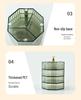 Luxury Rotating Multi-Layer Jewelry Box for Necklaces, Earrings, and Gold Pieces - Elegant Design, Large Capacity