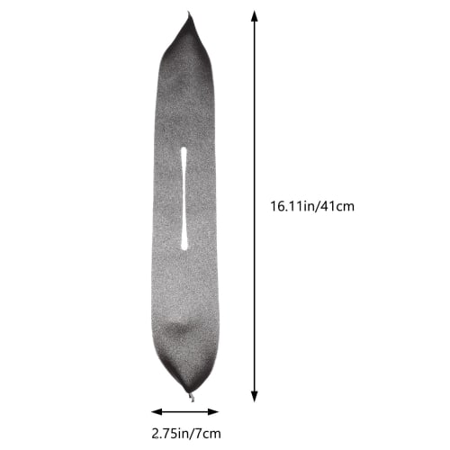 FRCOLOR Hanger Sponge Covers, 50-Piece Set, Non-Slip, Mark-Free, Scratch-Resistant, Fits 40cm Hangers (Black, 41*7*0.3cm)