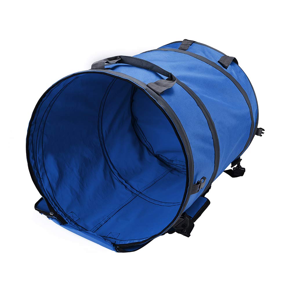 120L Garden Grass Collection Bag for Large Freestanding Grass Collection Harvesting Fallen Leaf Garbage Camping Storage For Outdoor Round Bag,