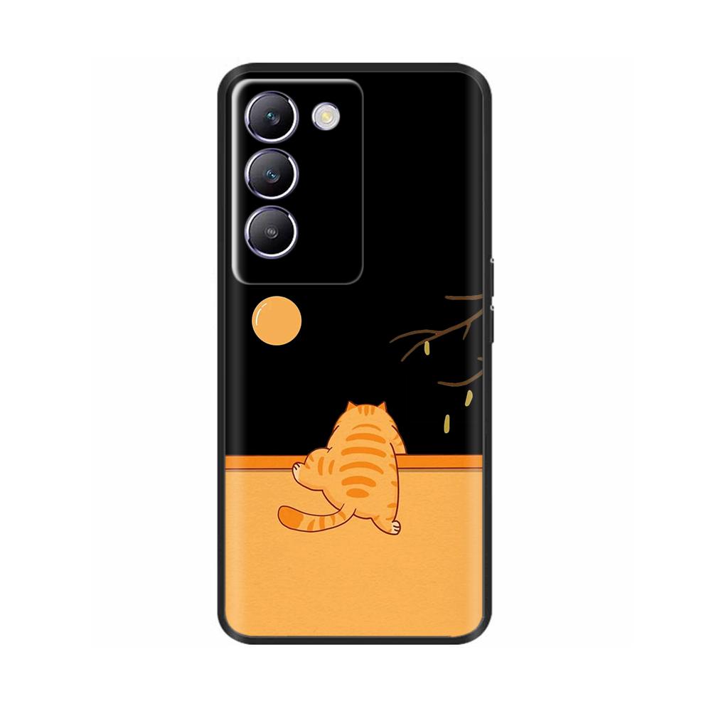 Shockproof Cover For Vivo V40 SE 5G T3 Y200e 5G V40SE Animal Painted Phone Back Cover Soft Silicone Case For Vivo T3 V40 SE Capa