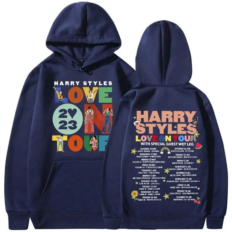 

2023 Love on Tour Concert Hoodie Harajuku Hip Hop Oversized Hoodies Unisex Y2k Clothes Long Sleeve Hooded Sweatshirts Streetwear Unisex