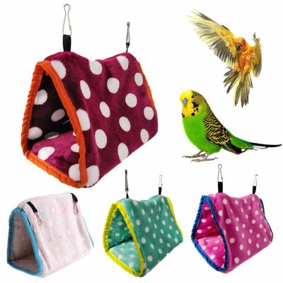 Papageien-Hängematte Vogel-Hängebett-Haus Plüsch Winter-Warm-Käfig-Nest-Zelt