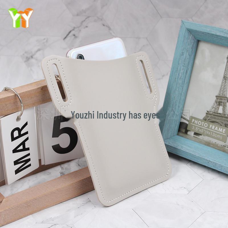 PU Leather Waist-Hanging Phone Pouch - Portable Belt Tool Storage Case