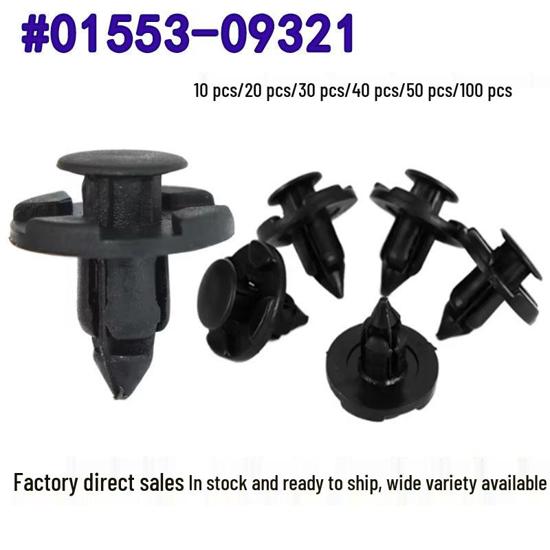

Suitable Fender Clip 01553-09321 for Nissan Teana/Qashqai Splash Guard/Mudguard. 10 pcs/package