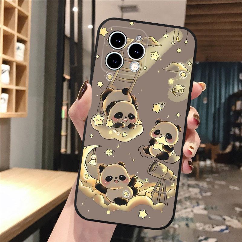 Panda Bear Phone Case For iphone 15 14 Pro Max 13 12 11 Pro Max XSMax XR 12 13 mini 14 Plus
