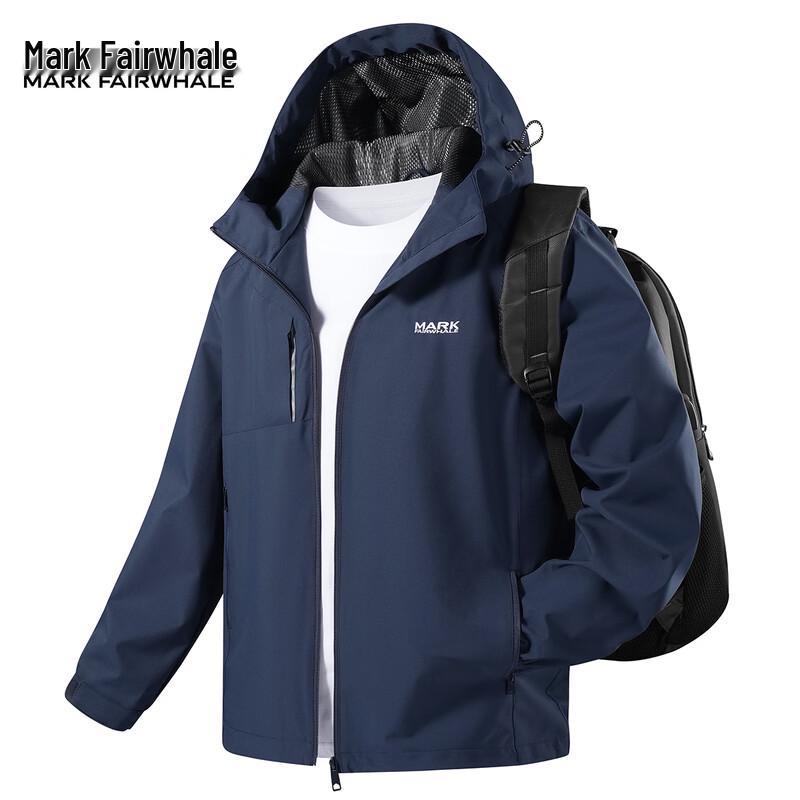 MARK FAIRWHALE Men s Hooded Windproof Waterproof Jacket XL