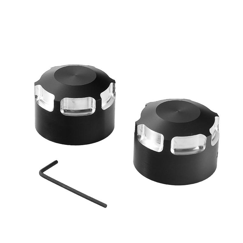 Cnc Billet Aluminum Rear Inside Wheel Axle Nut Cover Fit For Can-Am Spyder Models 2008 To Present