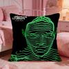 The CChemical Brothers Cushion Cover Premium Comfort Reversible Pillow Cove Two In One Design For Any Room  Car Interior