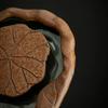 Tea Tray New Type of Crude Pottery Dry Bubble Tea Saucer Hand-raised Pot Pad Storage Water Lotus Leaf Teaboard
