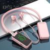 Wireless Earphone Bluetooth-compatible Hanging Neck Headset LED Display Waterproof Wireless Neckband Headphone