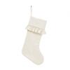 Large Christmas Stocking Thick Plush Cuff Candy Gift Bag Fireplace Hanging Decor