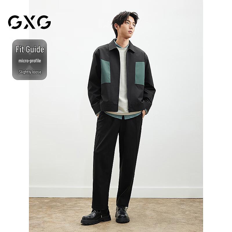 

GXG Men s Contrast Lapel Spring Jacket 170/M