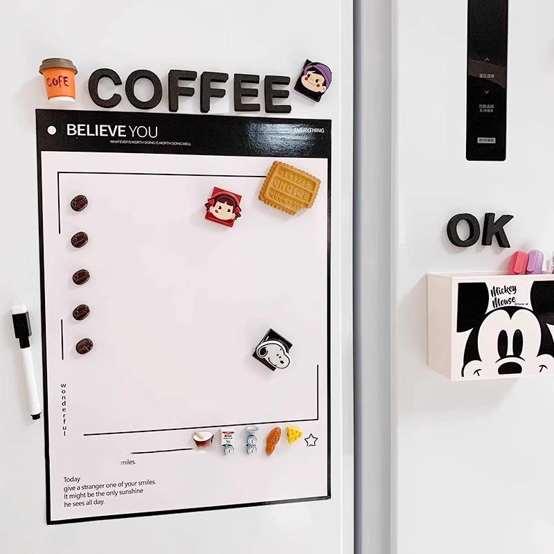 Magnetic Refrigerator Chalkboard/Whiteboard Memo Door Sticker