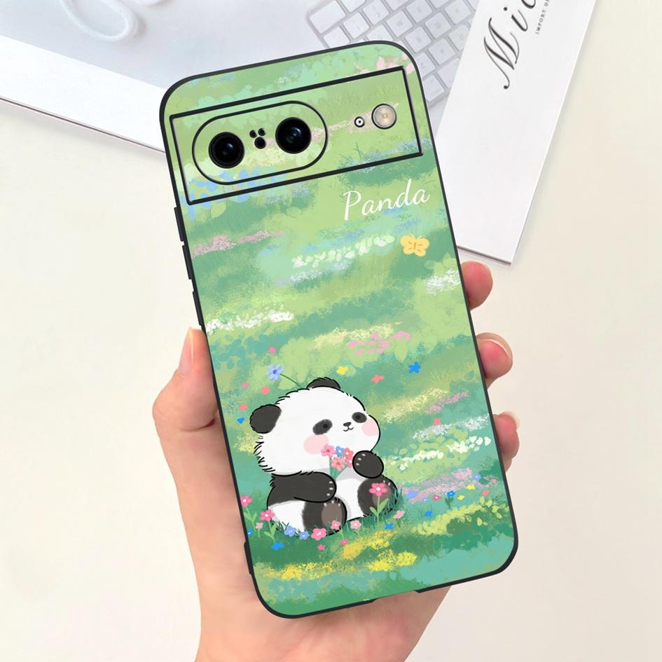 For Google Pixel 8 Pro Case GC3VE G1MNW Soft Silicone Rubber Protector Cover For Google Pixel 8 8A Bumper Pixel8 8Pro Phone Case