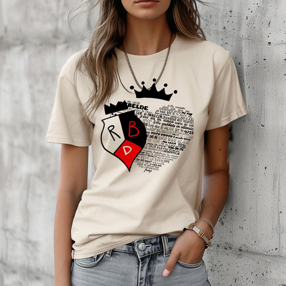 Rbd Damen Top Japanisches Harajuku Grafik T-Shirt Damen Anime Kleidung