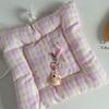 Acrylic Rabbit Keychain Delicate Flower Bowknot Keyring for Bags Backpacks