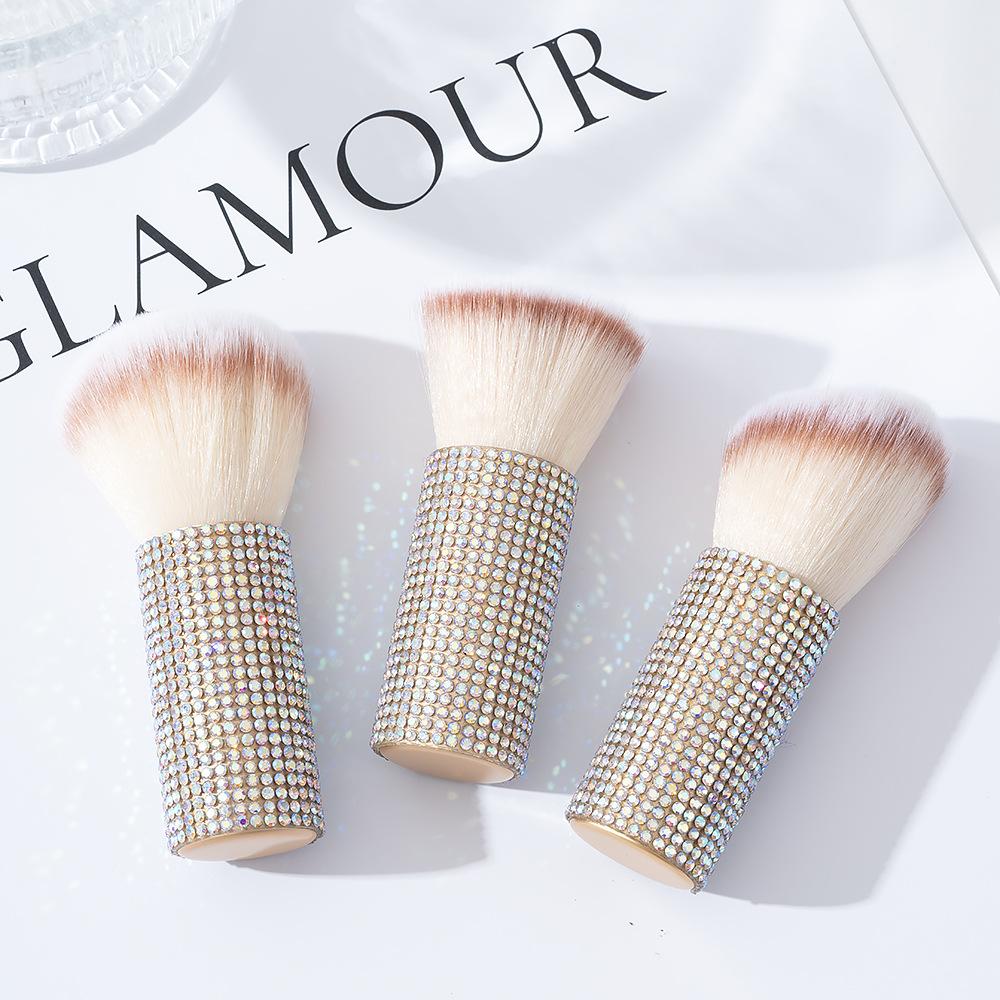 New Diamond Blush Brush Soft Hair Mushroom Head Makeup Brush Highlight Setting Powder Then Carry Loose Powder Foundation Brush