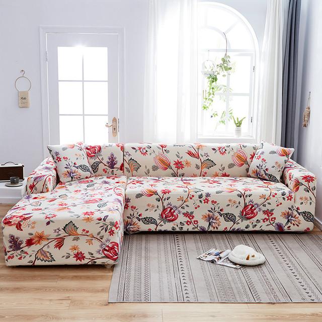 Elastic Slipcover Sofa Cover For Living Room All -Inclusive Slip -Resistant Sectional Corner Couch Cover Sofa Towel 1 2 3 4 -Seater for Home